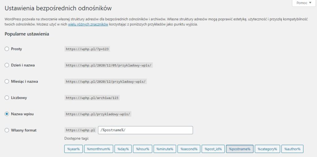 wordpress zmiana url