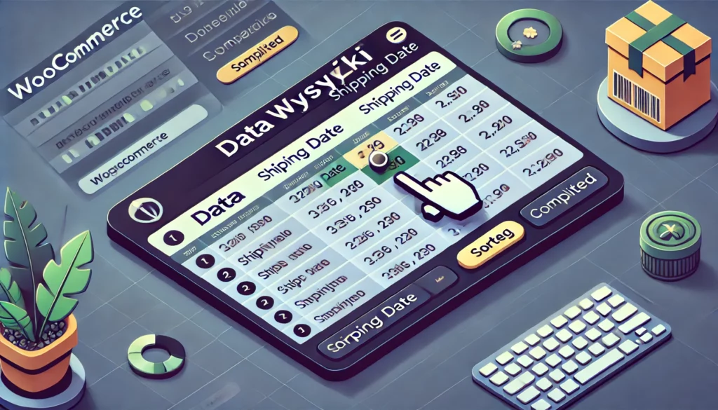 woocommerce data wysłyki